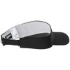 Admiral Golf ADMB4A05 2-Way Ribbon Long Visor, Black