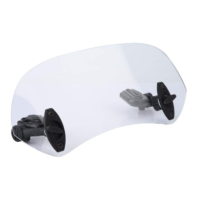 Motorcycle Windshield, Wind Deflector Adjustable Clips Universal Windscreen Wind Deflector