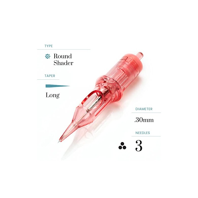 Box of 20 Kwadron PMU Optima Cartridges 0.30mm Long Taper