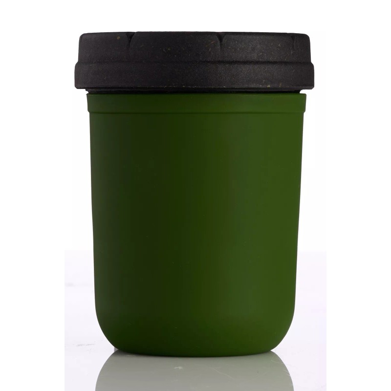 Mason silicone sleeve mason jar With Child Resistant Lid 8oz