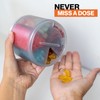 Monster Extra-Large Pill Organizer (5” Tall x 4.25” Wide) –