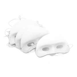 Major Brushes Blank Half Face Masks - Set of 10