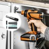 22-Piece Impact Wrench Bit Set, 1/4 Inch Magnetic Bit Set,