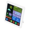 Wireless Weather Clock Digital Thermometer Hygrometer with Touch Screen for