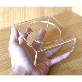 Clear Acrylic Football Stand, 5mm Thickened Display Holder for Basketball, Volleyball, Soccer Ball and Other Sports Memorabilia Home Decoration