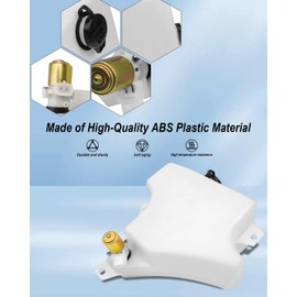 AUGREX 603-5402 - Depósito de líquido para limpiaparabrisas 6035402 N5355001 de repuesto para Kenworth T680 Peterbilt 320 330 335 340 357 365 367 378 382 382 334 4 44 45 386 387 388 389