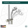 Adjustable hand shower holder for the rod with flexible diameter