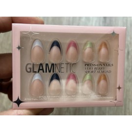 Glamnetic Very Berry Short Almond Press-On Nails New