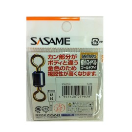 ささめ針(SASAME) 道具屋極小スイベル ゴールドアイ PA254 14号