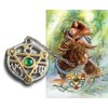 Enchanted Jewelry Briar Elemental Earth Talisman and Card Charm Pendant