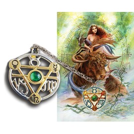 Enchanted Jewelry Briar Elemental Earth Talisman and Card Charm Pendant Amulet