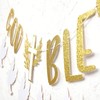 God Bless Decorations -White and Gold Dove Banner, Cross Garlands
