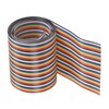 DMiotech 1 Pack 60P IDC Wire Flat Rainbow Ribbon Cable