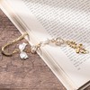 Berirexrion Cute Bow Metal Bookmark - Charm Bookmarks Gifts Reading