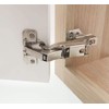 DECOBASICS Lazy Susan, Pie-Corner Kitchen Cabinet Hinge Set for Folding