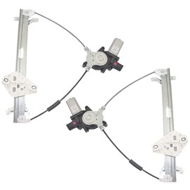 Brock Replacement Driver and Passenger Front Power Window Lift Regulators & Motors Assemblies Compatible with 03-07 Accord 72250SDNA03 72210SDNA03