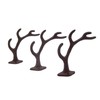 Rustic 4-Point Deer Antler Cast Iron Wall Hook 5.6 Inch