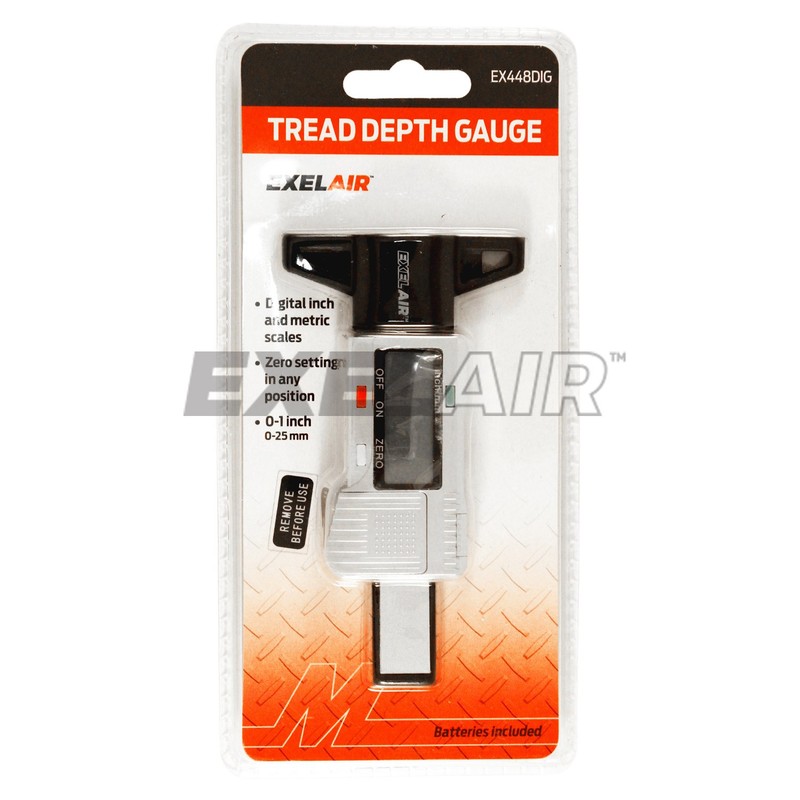 Milton Industries EXELAIR by Milton (EX448DIG) Digital Tire Tread Depth