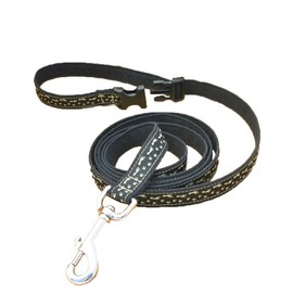 The Good Dog Company--Six Ft ClickNGo Hemp Dog Leashes-Best Friends Patterns