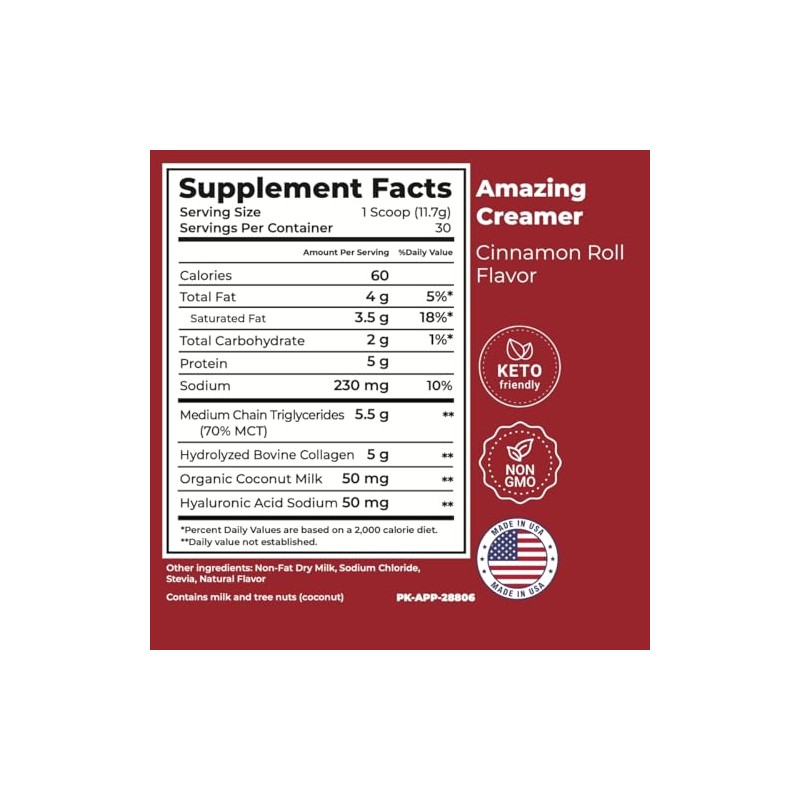 Amazing Creamer - Cinnamon Roll- 2 Bag Bundle