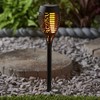 Mason & Jones Garden Outdoor Solar Power Flame Effect Light