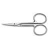 3 Carnations, Silver, 9 cm (3.5") Curved Embroidery Scissors 3.5",