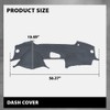 G-PLUS TPE Molded Dashboard Dash Cover Compatible with Honda Acura