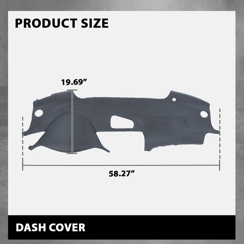 G-PLUS TPE Molded Dashboard Dash Cover Compatible with Honda Acura