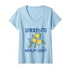 Womens Sorrento Lemon V-Neck T-Shirt