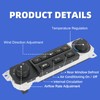 HLUCHY 79600-S84-A01ZA A/C Heater Climate Control Switch Module Panel Compatible