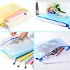 Boxonly B5 Plastic Wallets Zip Lock Bags Mesh Document Wallet