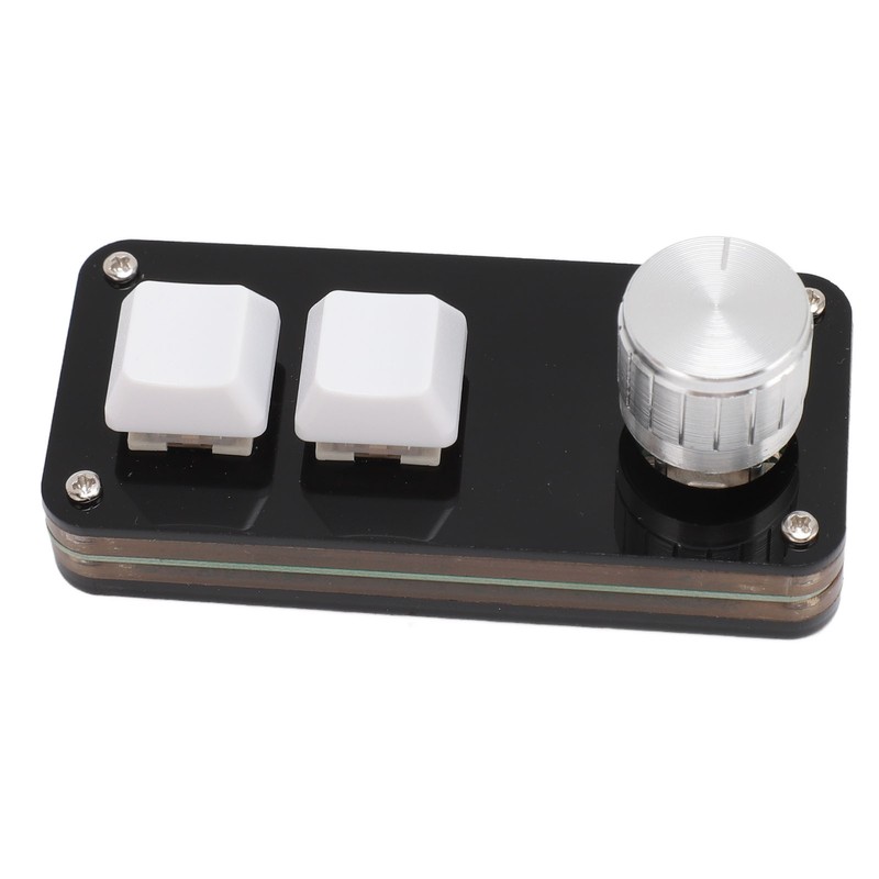 Macro Programming Keyboard Professional 2 Keys 1 Knob Blue Switch