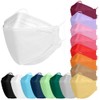 TubeRoo FFP2 fish shape mask, white, pack of 100 masks,