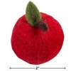 Wool Felt Apples - 12 Pieces