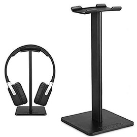 Soporte para Auriculares,Soporte para Audífonos,Universal Headset Stand con Soporte para Juegos con Barra de Apoyo de Aluminio Soporte para Auriculares de Silicona