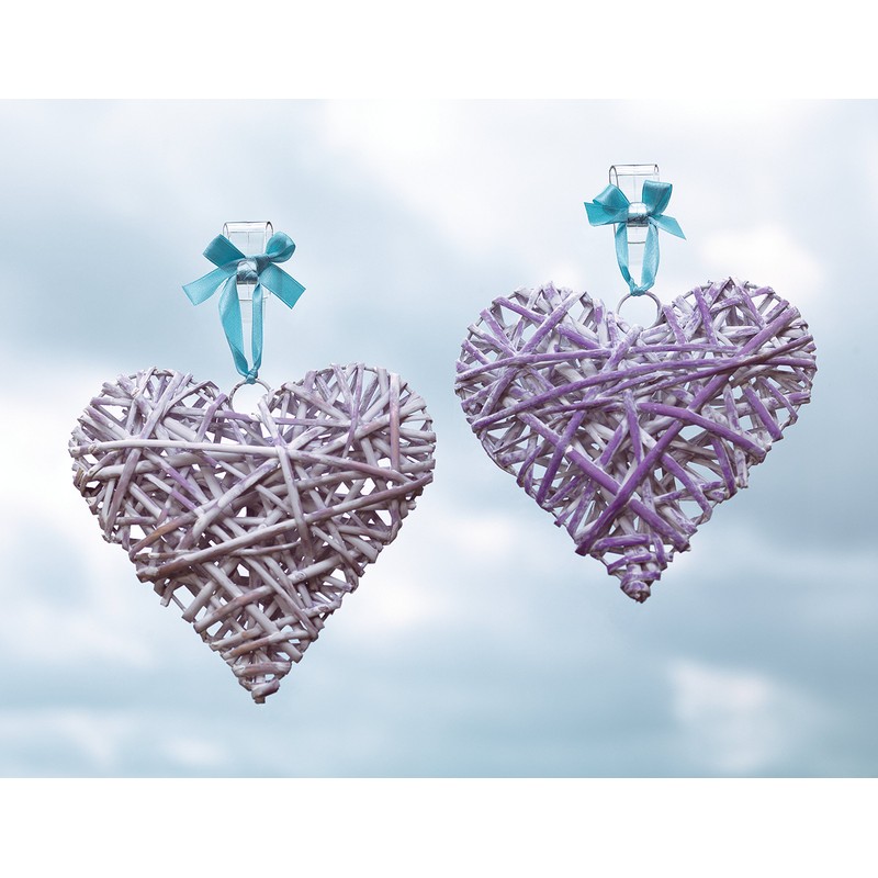 Tesa Powerstrips deco hooks, transparent, for max. 1kg, pack of