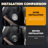HQRNYP Bling Crystal Car Engine Start Ring Sticker, Push Start