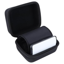 Funda de almacenamiento compatible con OMRON Evolv BP7000 Bluetooth inalámbrico Monitor de presión arterial del brazo superior (negro)