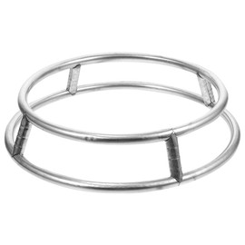 PRETYZOOM Double Layer Round Pot Rack and Wok Ring 10.43 Inch Heat-Resistant Non-Slip Stove Stand for Kitchen Cookware Organization