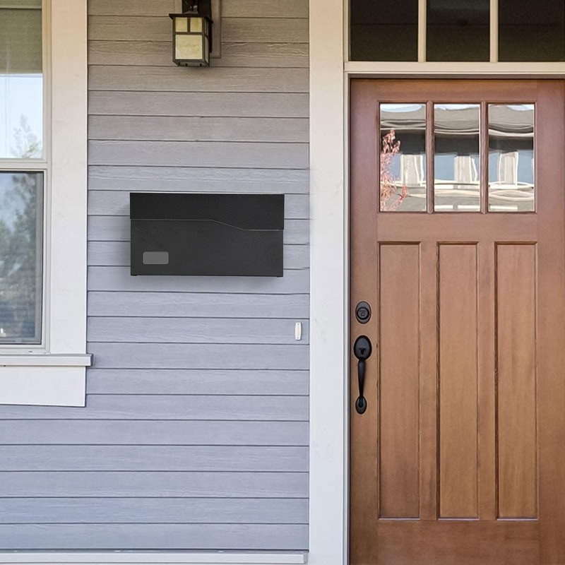 xydled Mailbox with Key Lock, Locking Wall Mount Mail Boxes