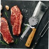 OHPHCALL 1Pc Stainless Steel Meat Tenderizer Tool Wheel Design for