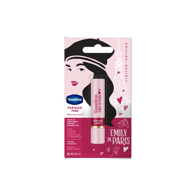 Emily In Paris Vaseline Bálsamo Labial 3.0 G Parisian Pink