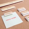 Attachable memo holder 210 (1P) 2ea
