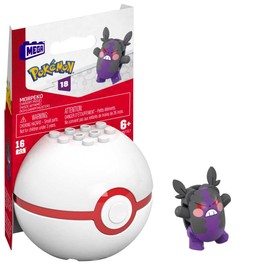 MEGA Pokémon Juguete de Construcción Pokebola Coleccionable de Morpeko para niños de 6 años en adelante