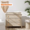 ANPHSIN 12 Pack Boho Rattan Dresser Knobs- Durable Beech Wood