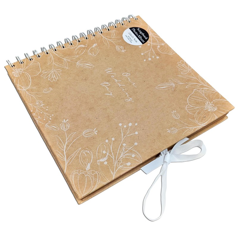 Wedding Scrapbook Photo Album – 22cm x 21.5cm – 40