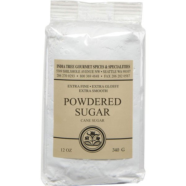 India Tree Fondant and Icing Sugar, 12 oz (Pack of 4)