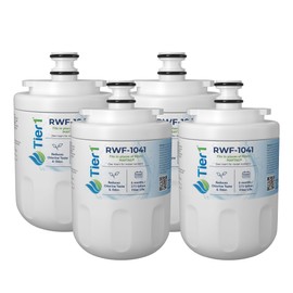 Tier1 RWF1041 UKF7003 Refrigerator Water Filter | Replacement for EDR7D1, UKF7002AXX, UKF7003AXX, WSM-1, WF288 Fridge Filter - Up to 24 Months Supply | Easy Install | Great Tasting Water & Ice (4-pk)
