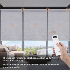 Canisteo Motorized Blinds Accessories 15-Channel Remote Control, Hand Held, White