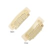 YTBYT 6 Pcs Stickable Wig Clips U-Shape Snap Clip 32mm